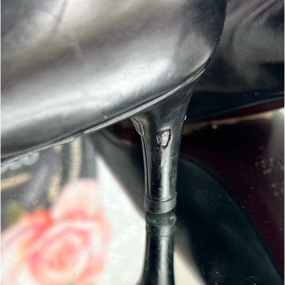 GUCCI  Black Leather Classic Pump 1012555  Size 38.5 C Made in Italy - Picture 11 of 13